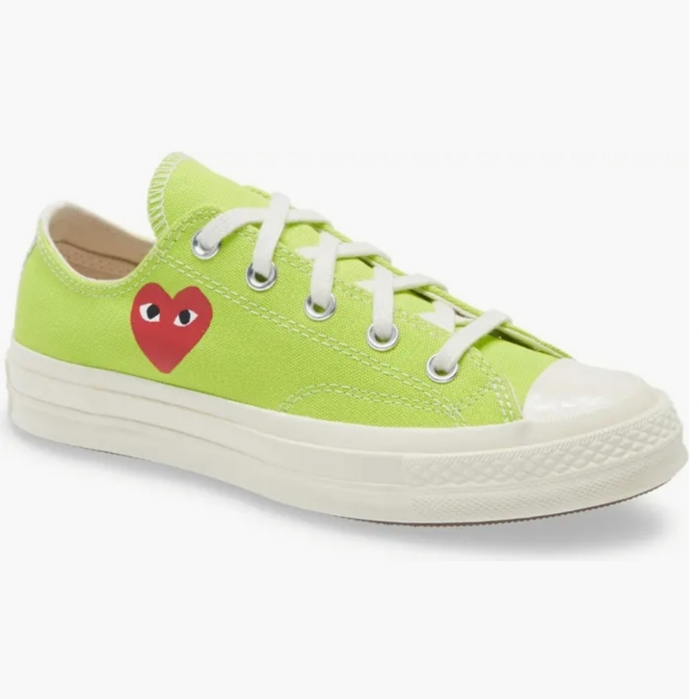 Comme des Garçons green sneakers